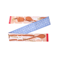 LOUIS VUITTON Mulberry Silk Silk Scarves Women's