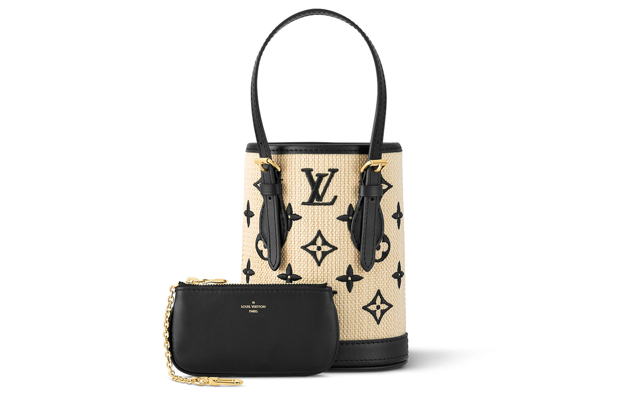 LOUIS VUITTON Nano Bucket Black