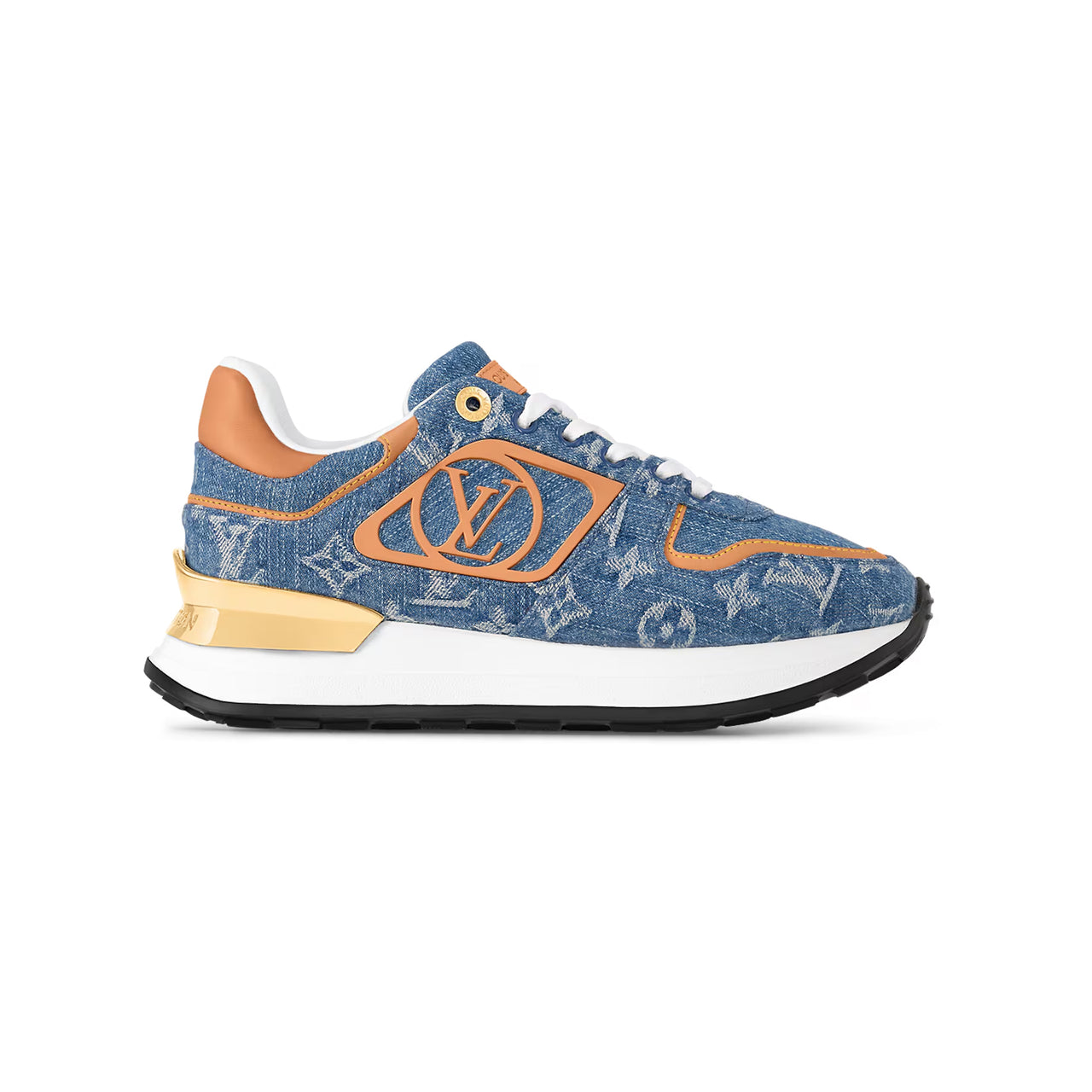 LOUIS VUITTON NEO RUN AWAY Low-Top Casual Shoes Women's Blue