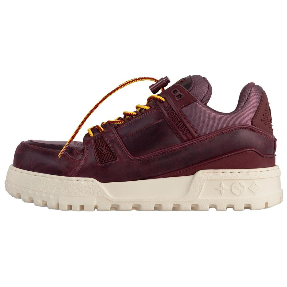 LOUIS VUITTON Trainer Maxi Low-Top Casual Shoes Men's Red