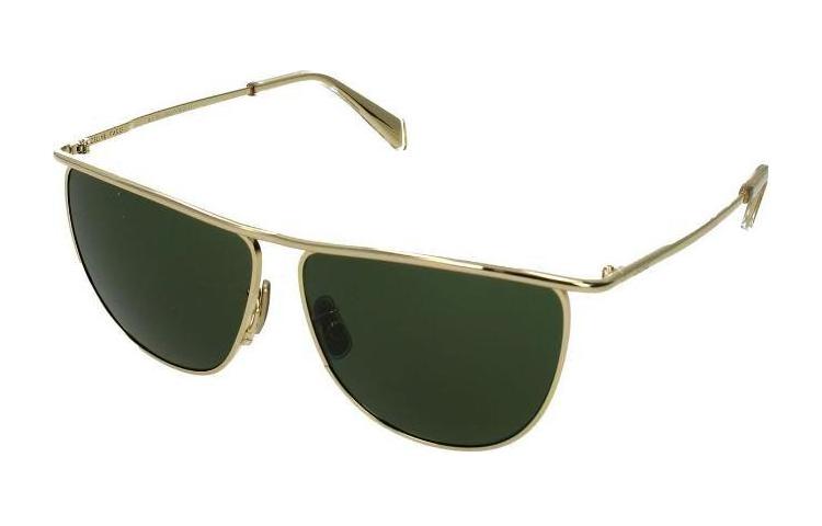 CELINE Metal Irregular Shape Sunglasses Men's Gold
