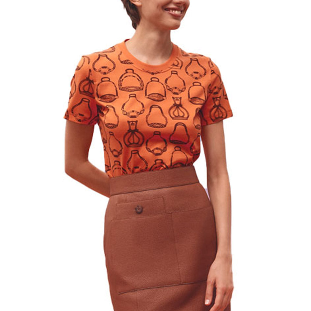 HERMES SS23 T-Shirts Women's Orange