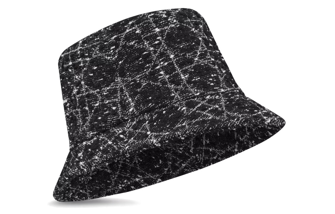 DIOR Cotton Acrylic Polyamide Bucket Hats Women's Black