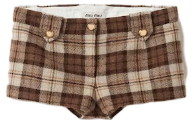 MIU MIU Casual Shorts Women's Brown
