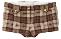 MIU MIU Casual Shorts Women's Brown