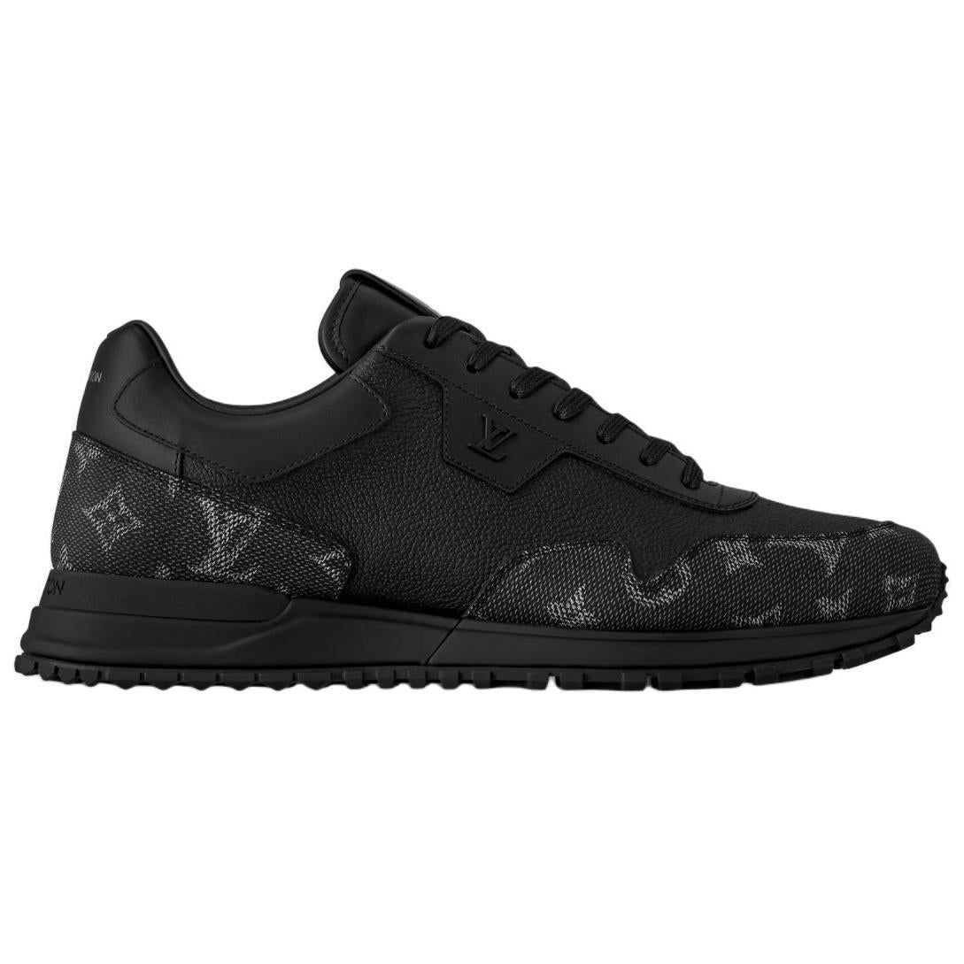 LOUIS VUITTON Run Away 2025 Spring Men's Collection Low-Top Casual Shoes Men's Black