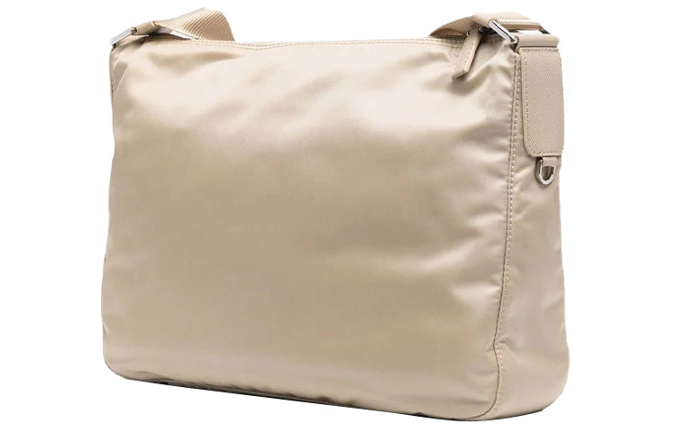 PRADA Fabric Shoulder Bag Unisex Light Umber
