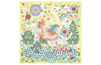 HERMES Silk Scarves Unisex Light Yellow