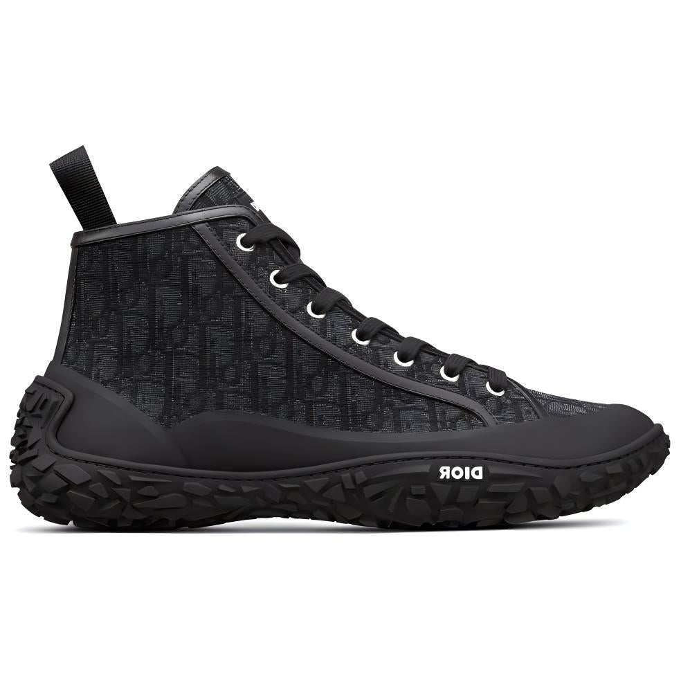 DIOR B28 Anti-Slip Wear-Resistant High-Top Casual Shoes Men's Black