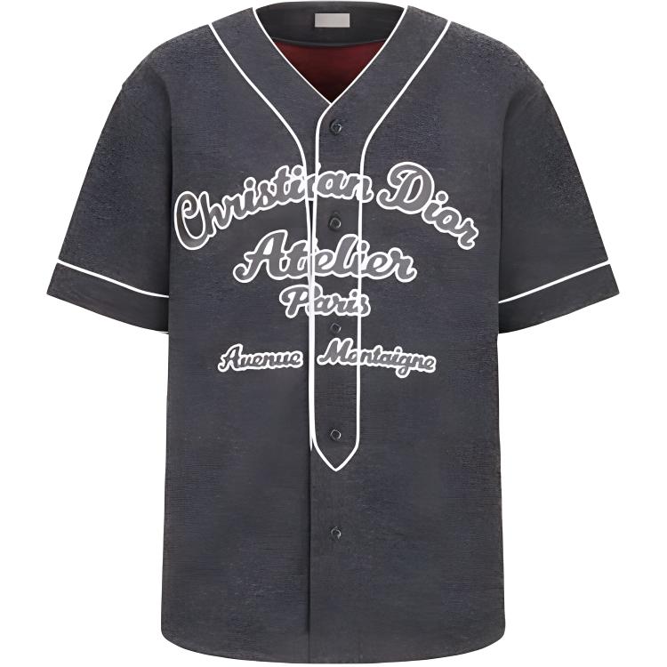 DIOR T-Shirts Men Gray