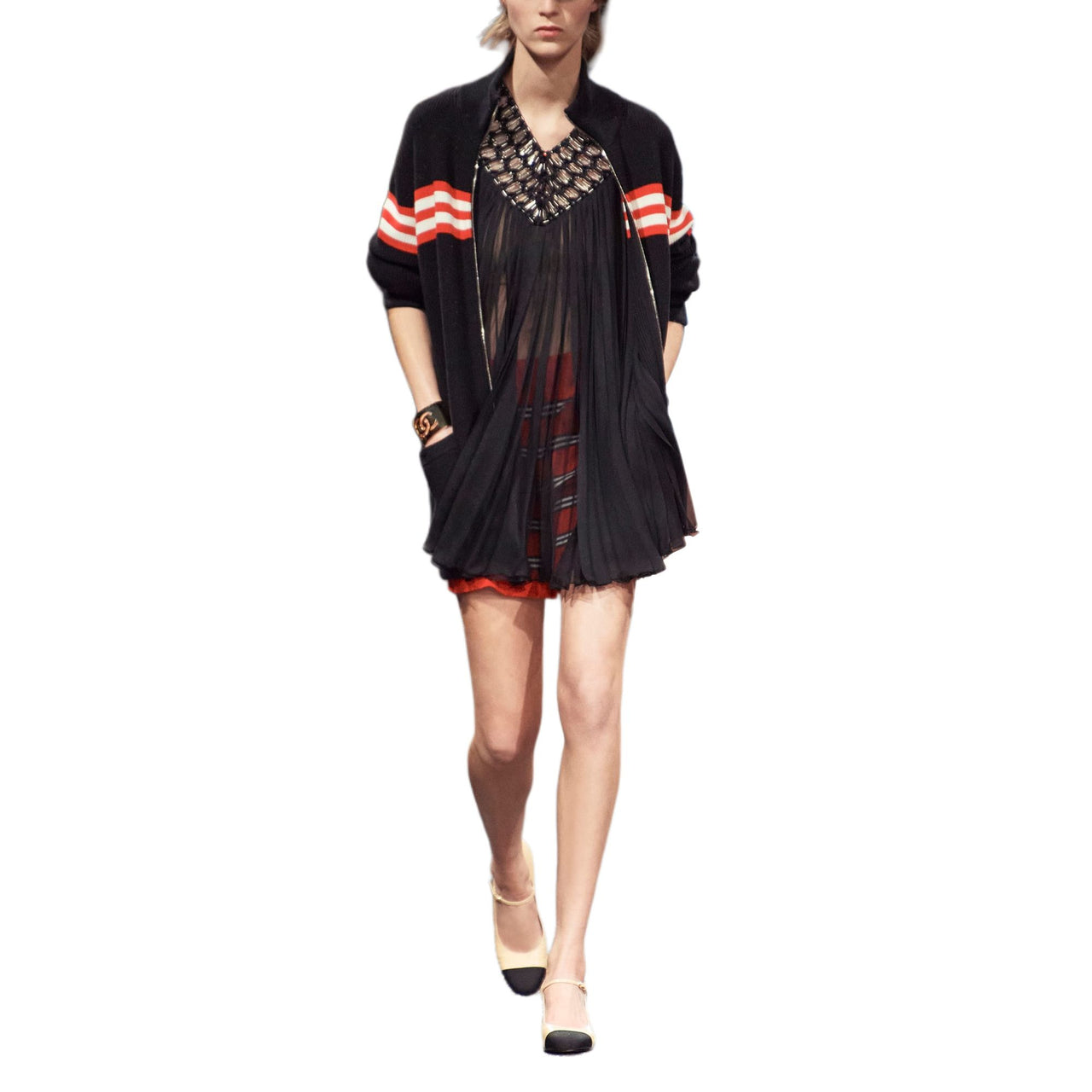 CHANEL Jackets Coats Women's Black