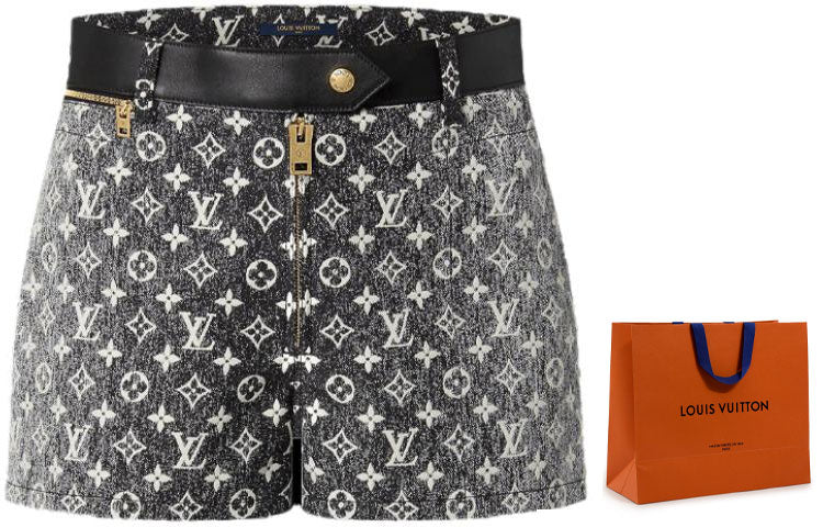 LOUIS VUITTON SS23 Casual Shorts Women's Gray