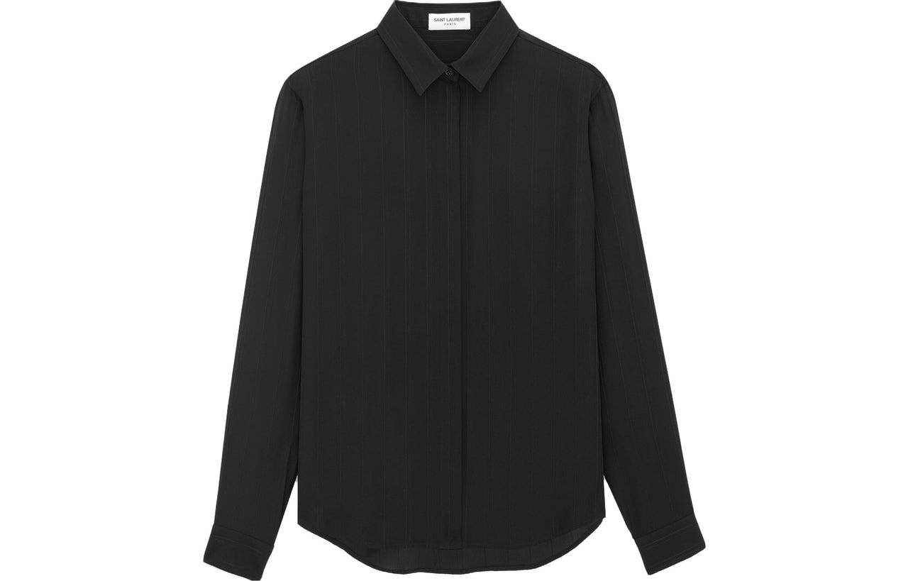 SAINT LAURENT Collared Button Up Shirt
