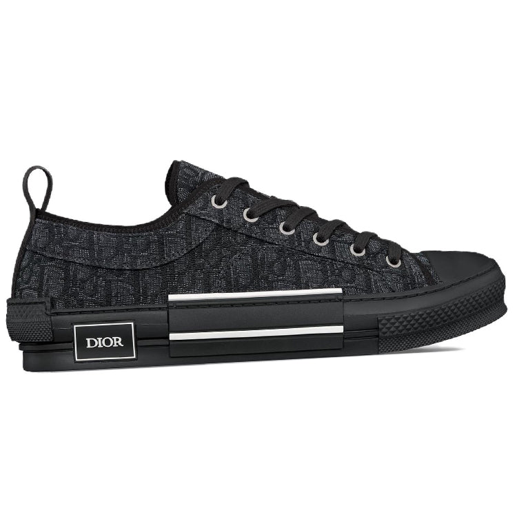 DIOR B23 Low Top Skateboard Shoes Unisex Black
