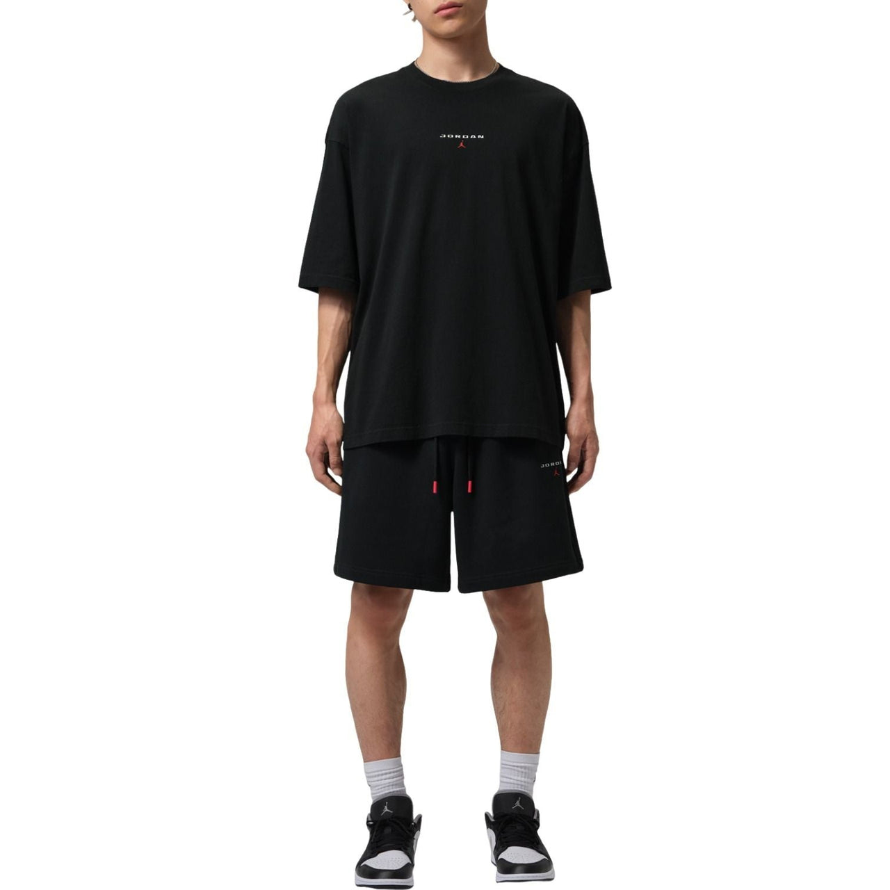 Air Jordan Flight Essentials Oversized Patch T-Shirt 'Black' IO0035-010