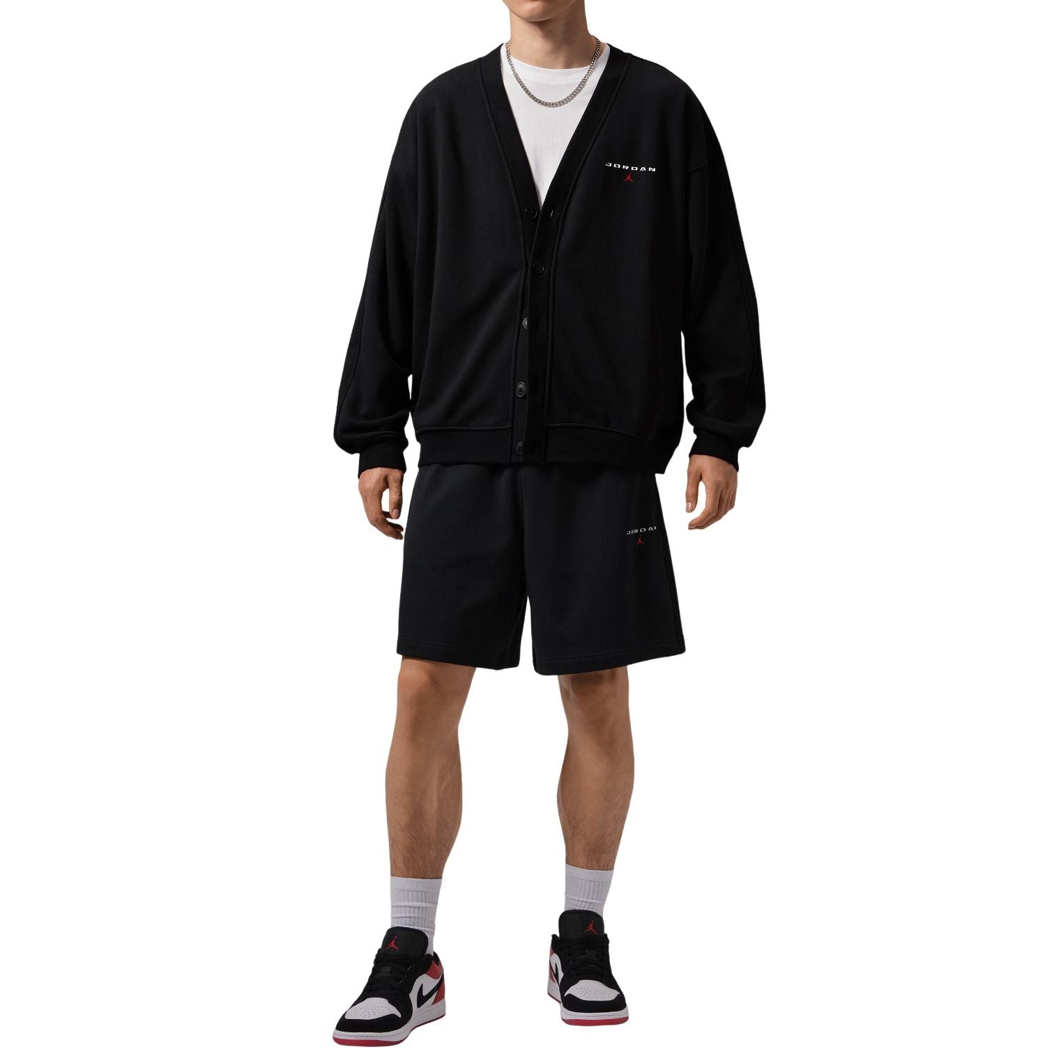 Jordan Flight Cardigan 'Black' IW6370-010