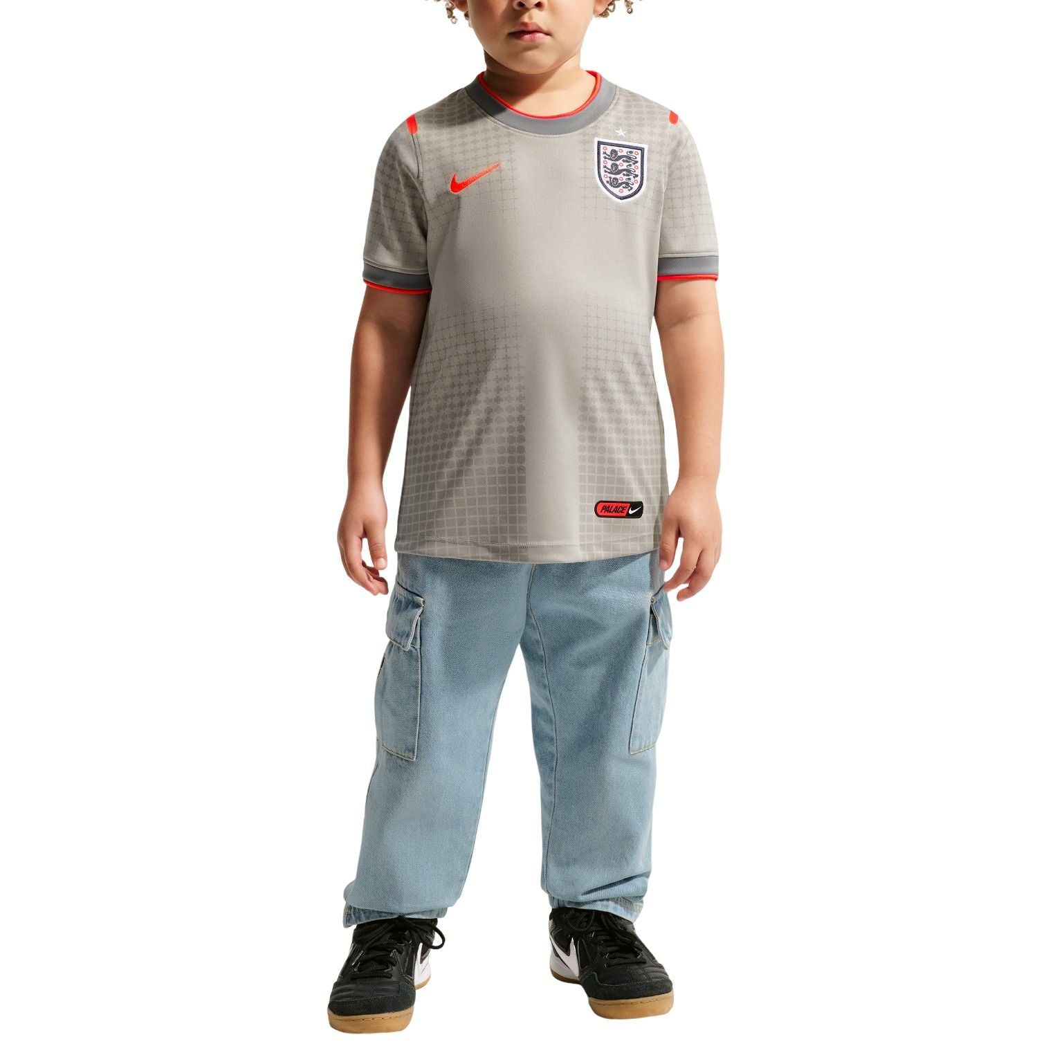 (PS) Nike x England x Palace Cryoshot T-Shirt 'Pewter Grey Bright Crimson' IB4544-052