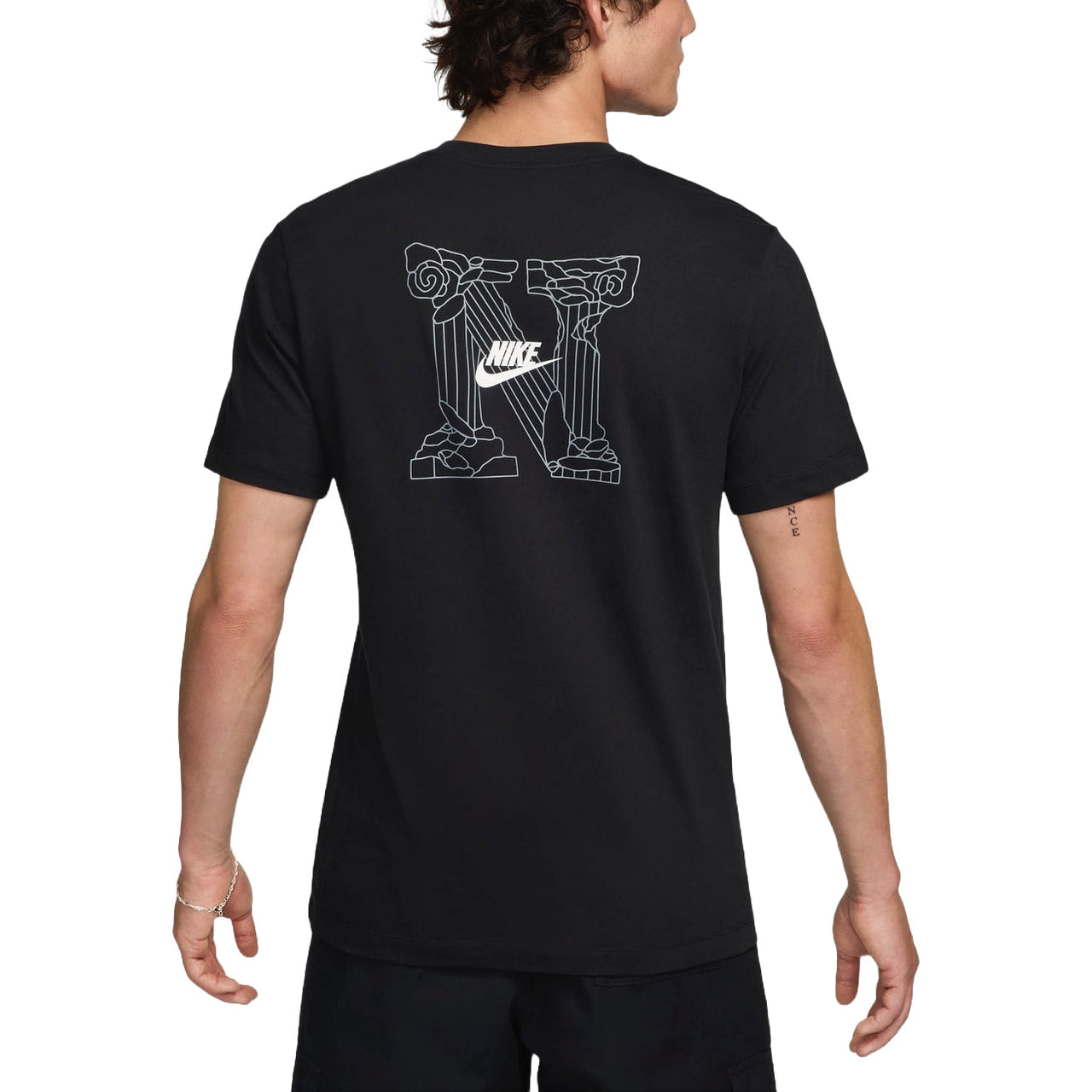 Nike Sportswear Swoosh T-Shirt Asia Sizing 'Black' FZ5418-010