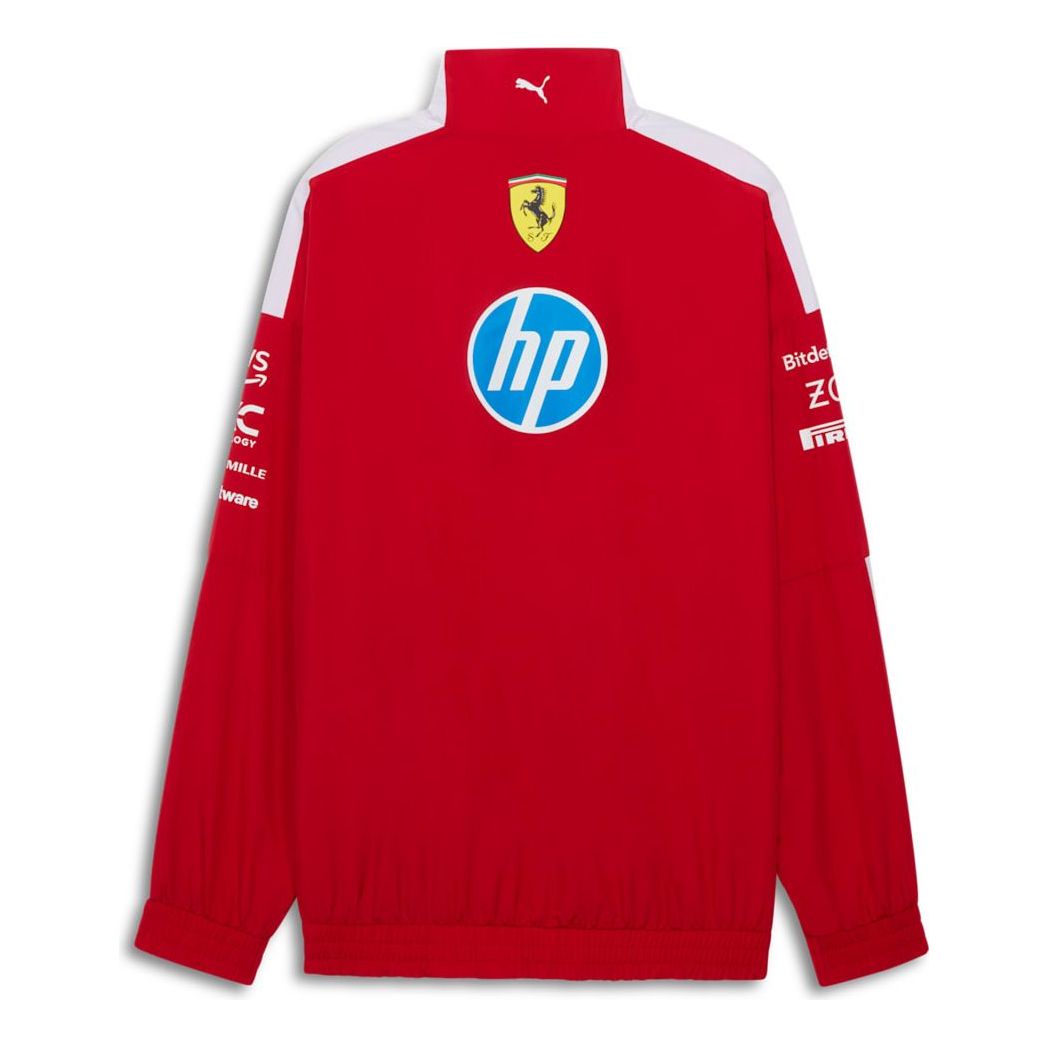 PUMA x Scuderia Ferrari 2025 Drivers T7 Oversized Jacket 'Dark Cherry' 713572-01