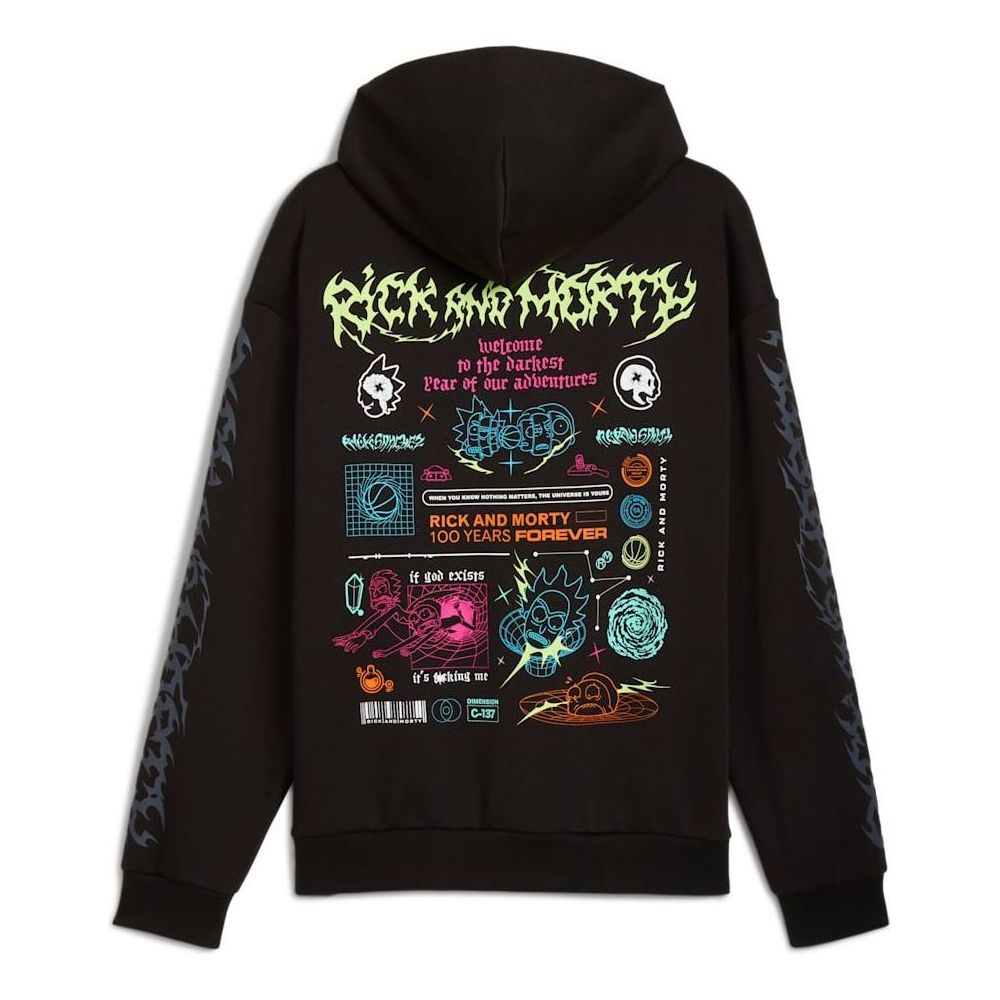PUMA x RICK AND MORTY Hoodie 'PUMA Black' 633094-01