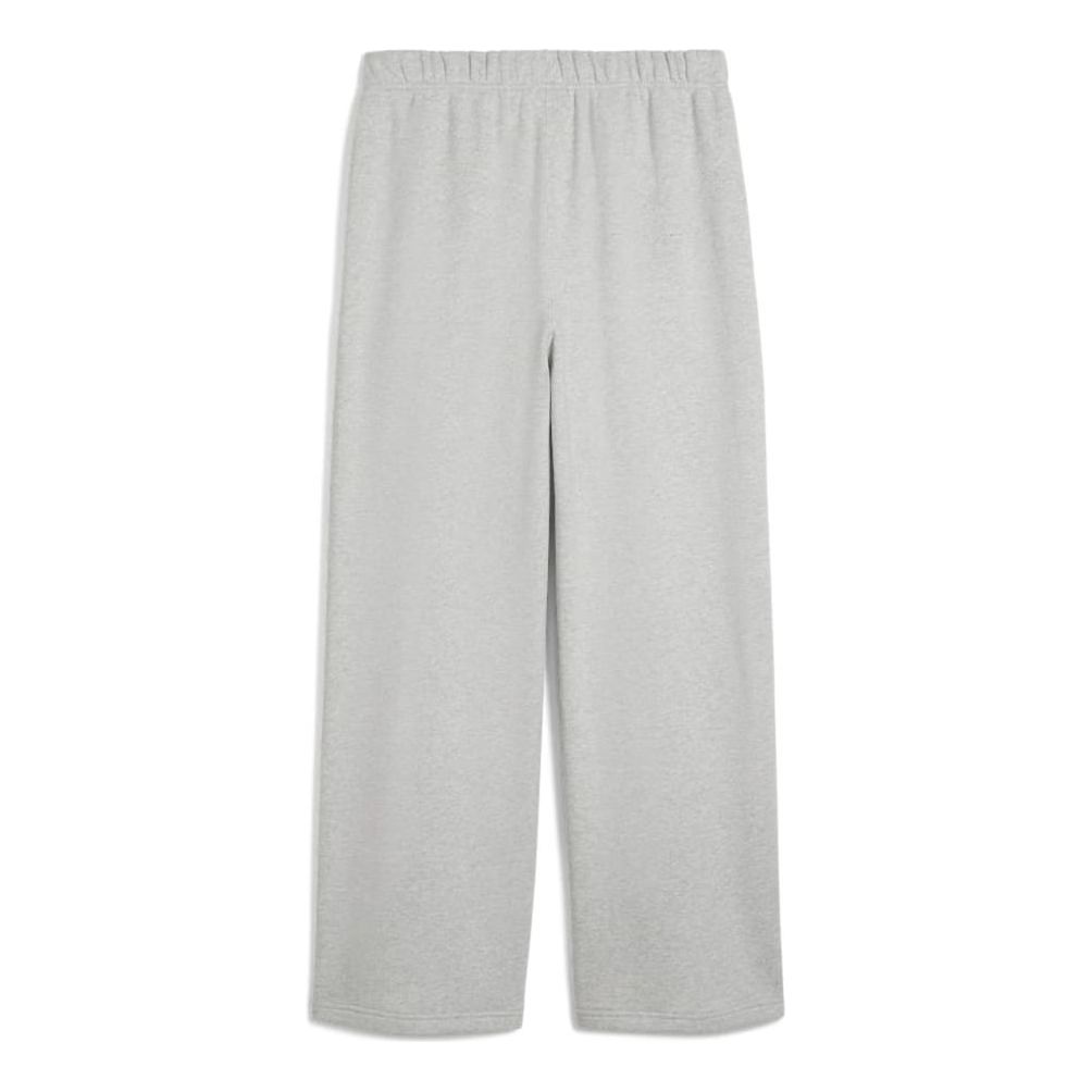 PUMA x MADHAPPY Fleece Straight Leg Sweatpants 'Light Gray Heather' 635341-04