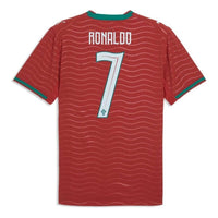 PUMA Cristiano Ronaldo Portugal 2026 Home Player Authentic Jersey 'Club Red Green Lagoon' 788140-77