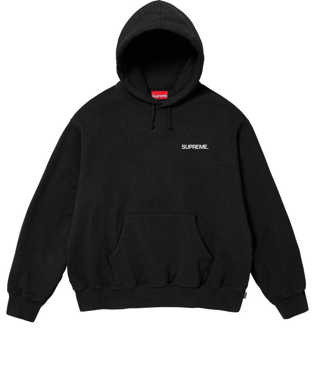 Supreme Immortal Hooded Sweatshirt 'Black White' SUP-SS24-134