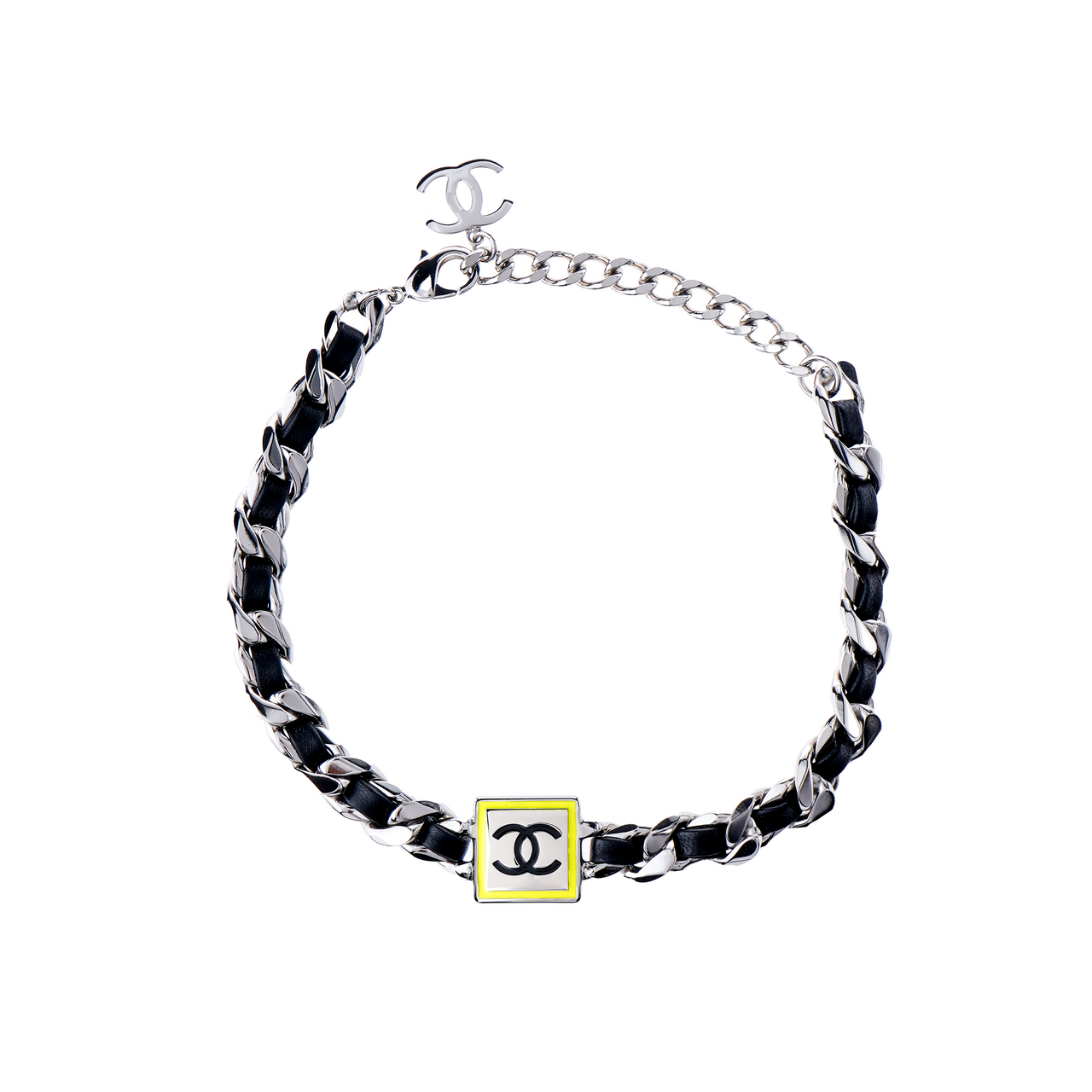 CHANEL Necklaces Women's Silver