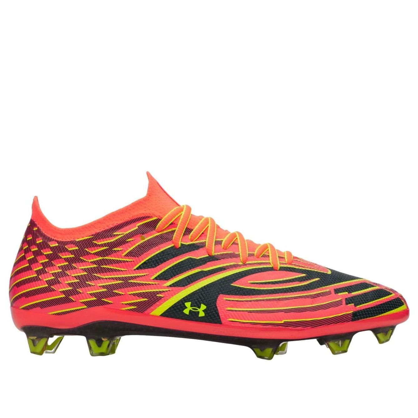 Under Armour Shadow Elite 4 FG Mach 'Electric Tangerine Arden Green High Vis Yellow' 6006234-824