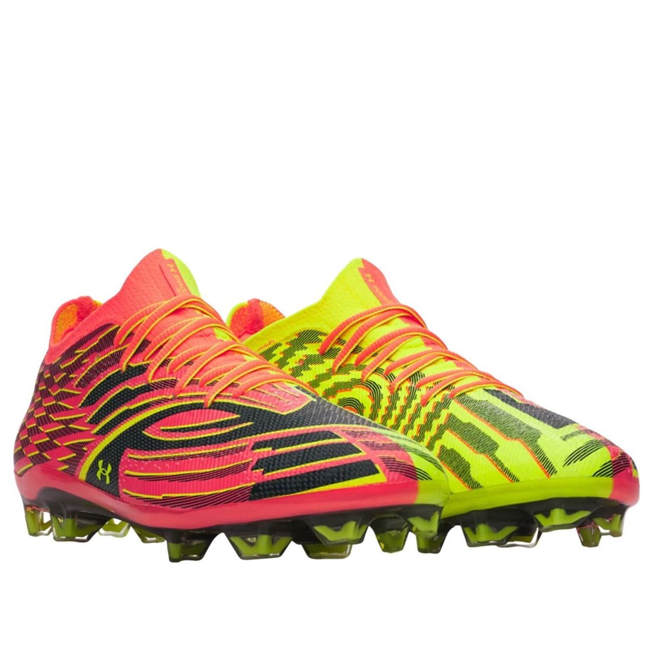 Under Armour Shadow Elite 4 FG Mach 'Electric Tangerine Arden Green High Vis Yellow' 6006234-824