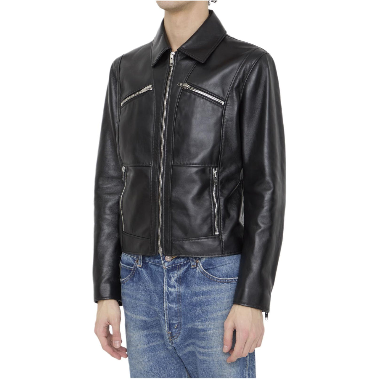 CELINE Zip Up Blouson Jacket