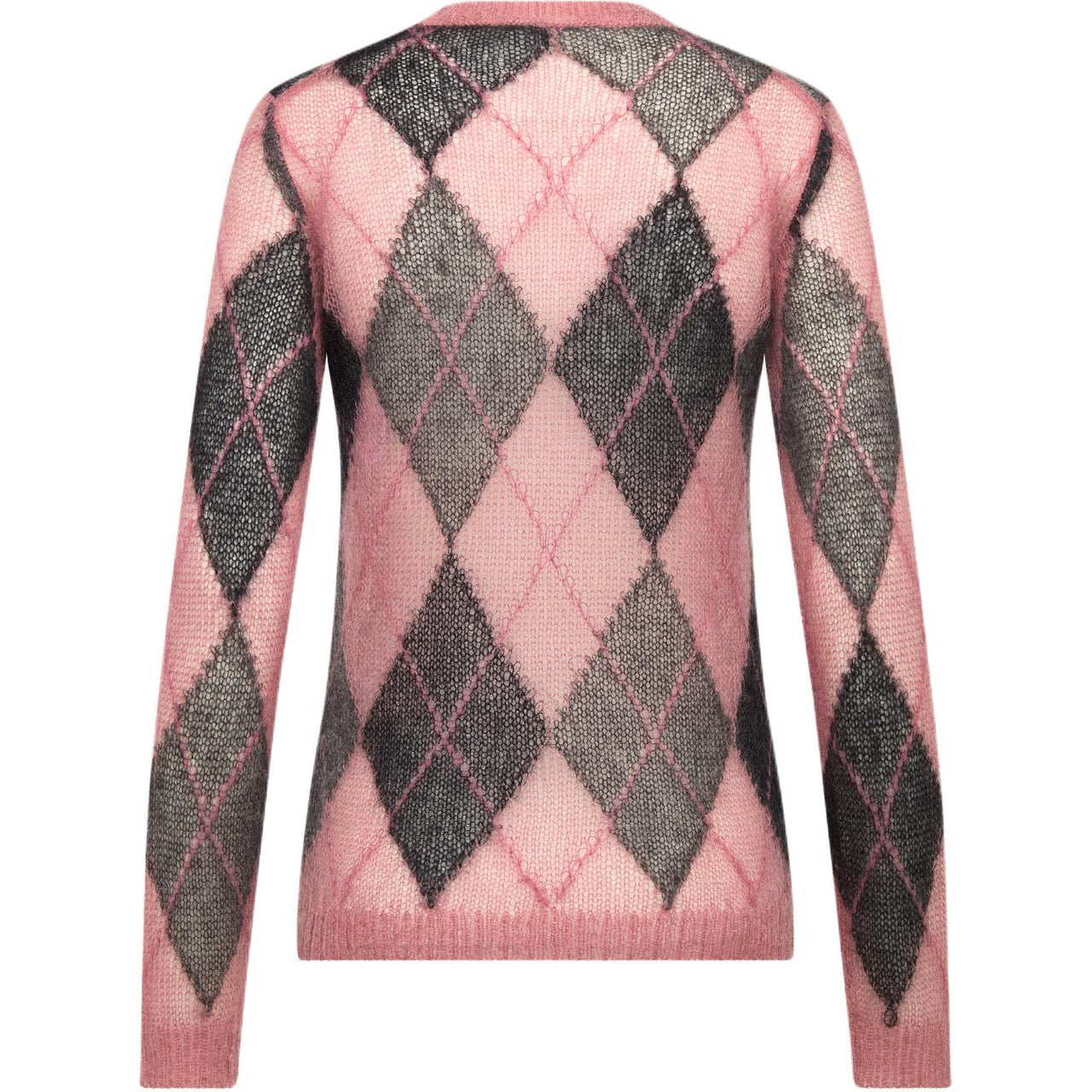 DIOR FW24 Knitwear Women's Gray Pink Mixed Color