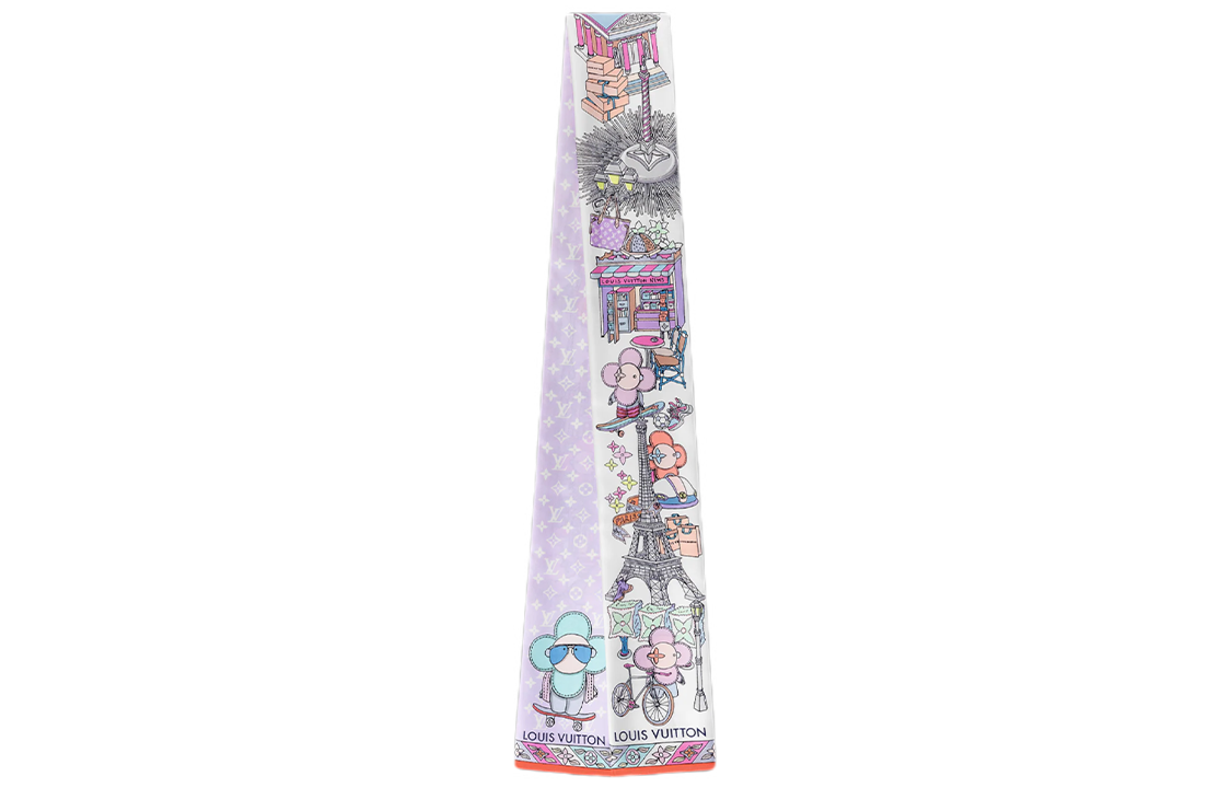 LOUIS VUITTON Silk Scarves Women's