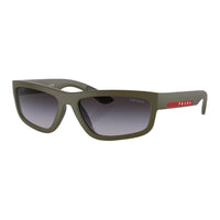 PRADA Matte Rectangle Frame Sunglasses