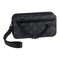 LOUIS VUITTON Pochette Volga Monogram Eclipse Black