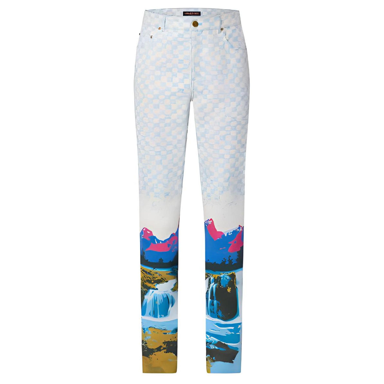 LOUIS VUITTON FW22 Jeans Men's White