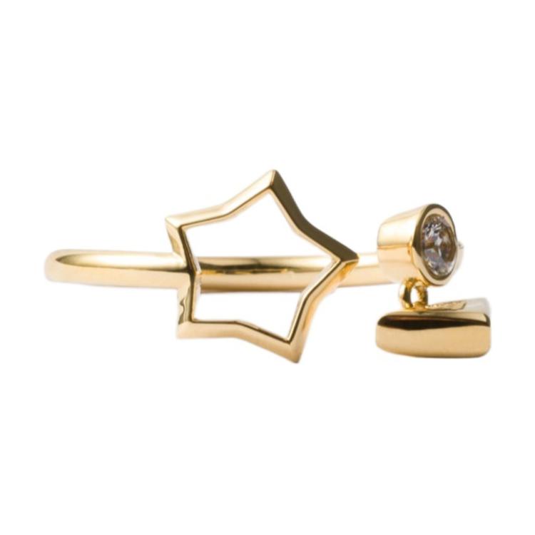 PRADA Fibers Rings Women's Gold