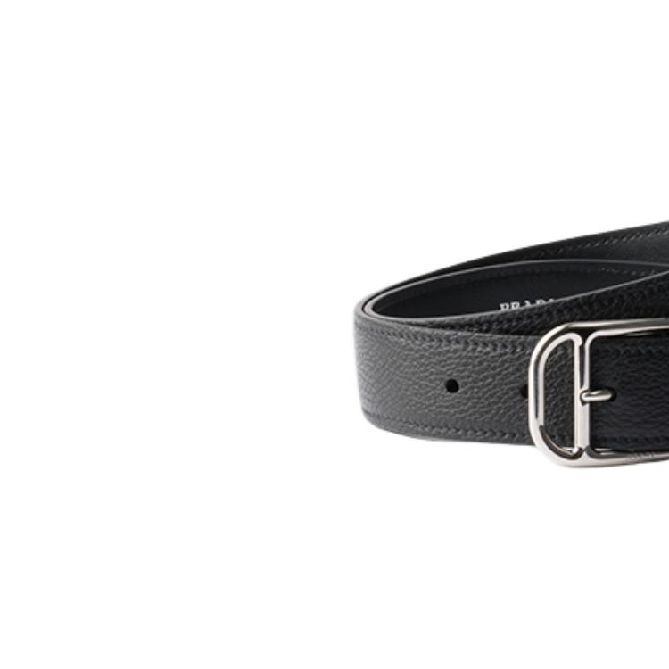PRADA Pebbled leather Belt