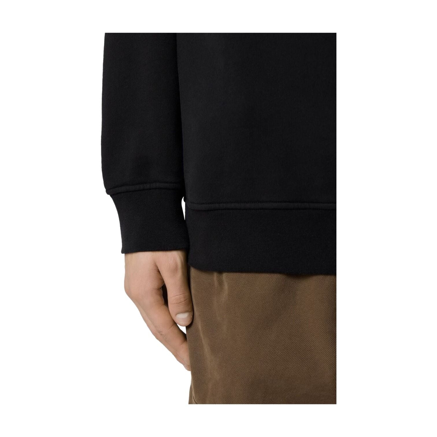 STONE ISLAND 6100019 Seasonal Pocket Crewneck Sweatshirt 'Black' L1S156100019S0410V0029