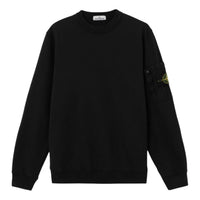 STONE ISLAND 6100019 Seasonal Pocket Crewneck Sweatshirt 'Black' L1S156100019S0410V0029