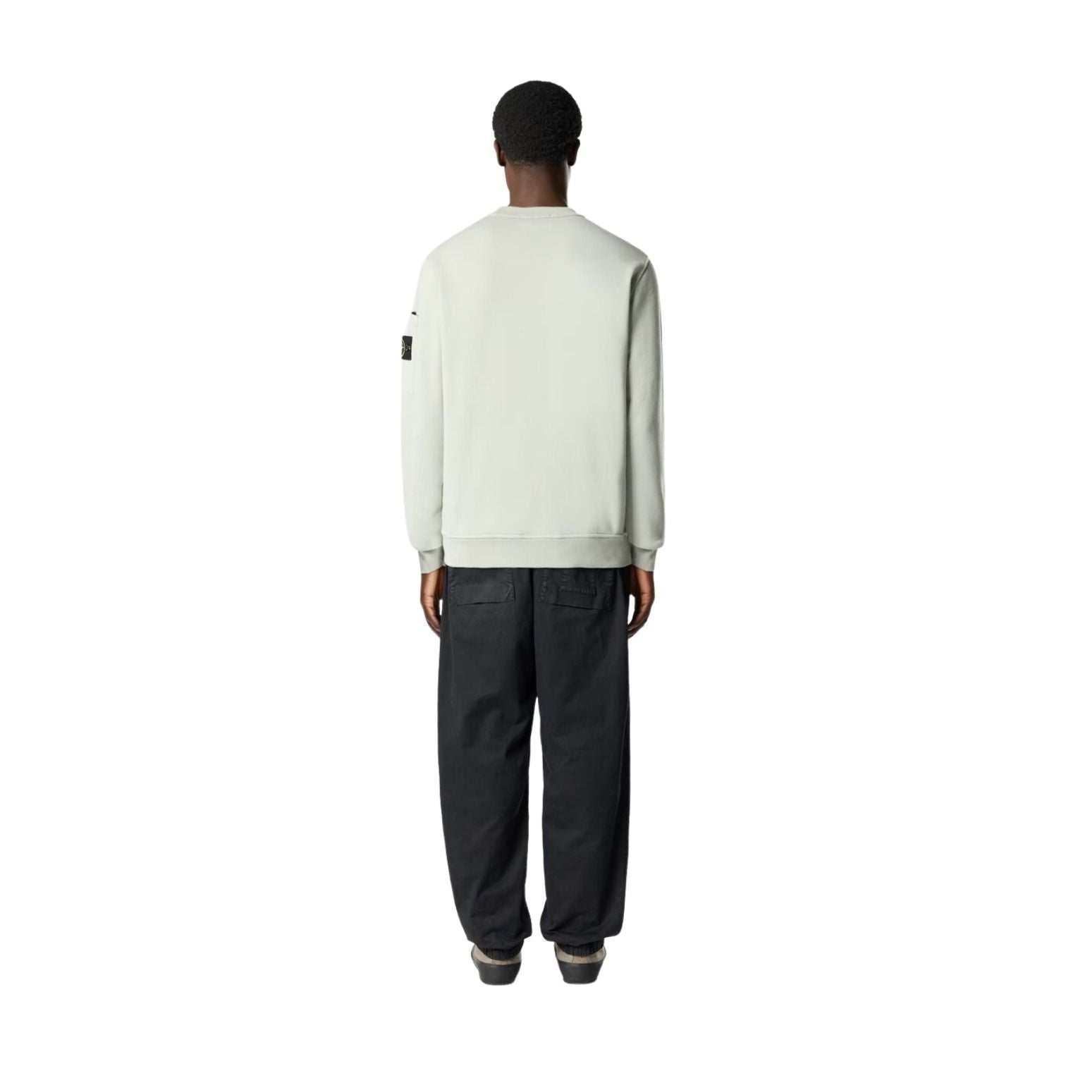 STONE ISLAND 6100019 Seasonal Pocket Crewneck Sweatshirt 'Sage Green' L1S156100019S0410V0055