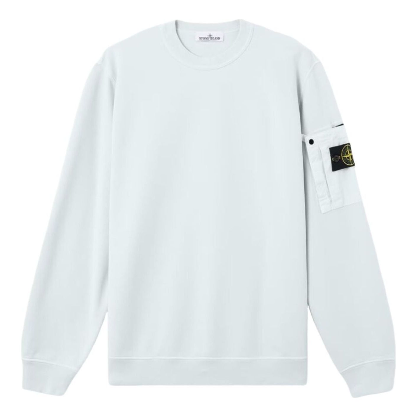 STONE ISLAND 6100019 Seasonal Pocket Crewneck Sweatshirt 'Sky Blue' L1S156100019S0410V0041