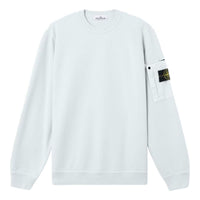 STONE ISLAND 6100019 Seasonal Pocket Crewneck Sweatshirt 'Sky Blue' L1S156100019S0410V0041