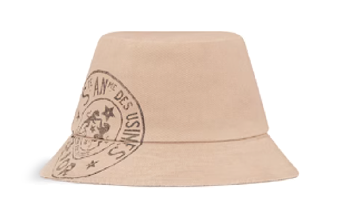 DIOR Cotton Bucket Hats Women's Camel