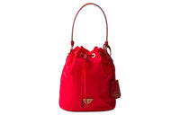 PRADA Re-EditionRe-Nylon Recyclable Nylon Bucket Bag Handbag Shoulder Bag Crossbody Bag Mini Women's Red