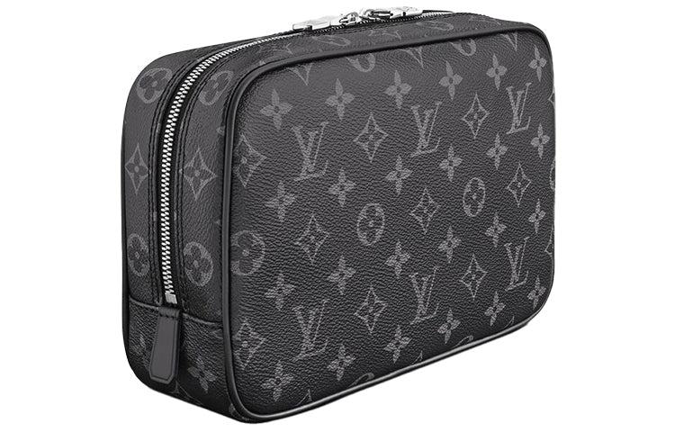LOUIS VUITTON Toiletry Pouch Monogram Eclipse Gm Black/Grey