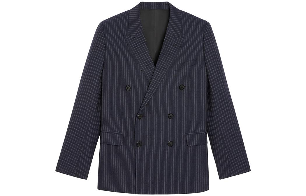 CELINE FW22 Business Suit Coat Men's Marine Blue