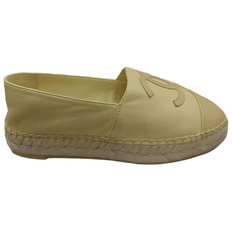 CHANEL 22P Espadrilles Women's Yellow
