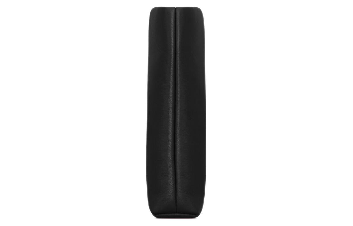 SAINT LAURENT Sheepskin Clutch Women's Black