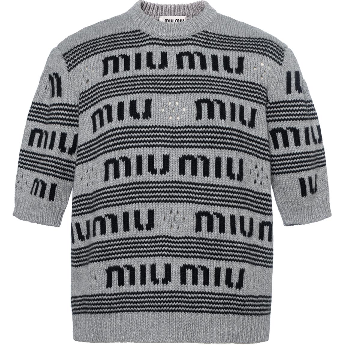 MIU MIU FW22 Sweater Women's Gray